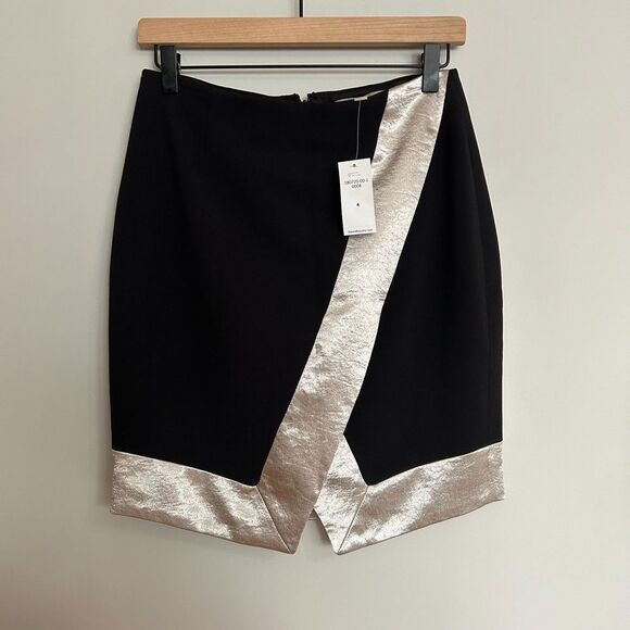 Banana Republic Asymmetric Skirt with Champagne Detail - Picture 1 of 8
